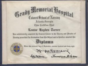 Claudia Louise Tarver diploma